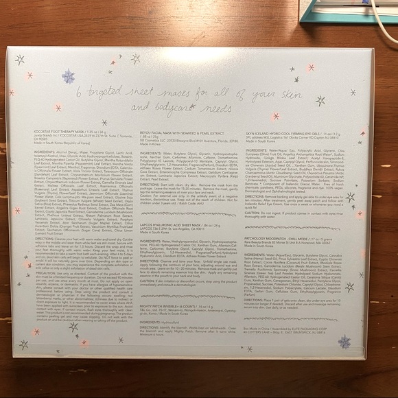 Luxury Sheet Mask Set Anthropologie Beauty - Picture 2 of 3